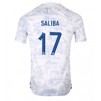 Frankrike William Saliba #17 Fotballklær Bortedrakt VM 2022 Kortermet